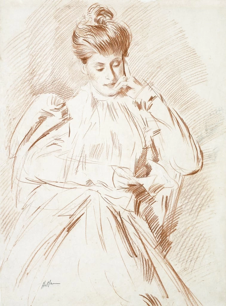 Ritratto di Madame Helleu che legge